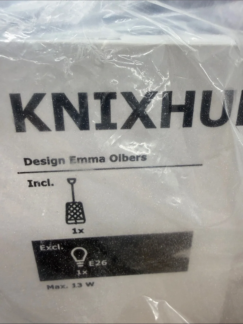Ikea Knixhult Pendant Light New